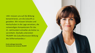 Testimonial von Nicola Leibinger-Kammüller
