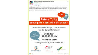 Die Zukunftsmission Bildung auf Social Media